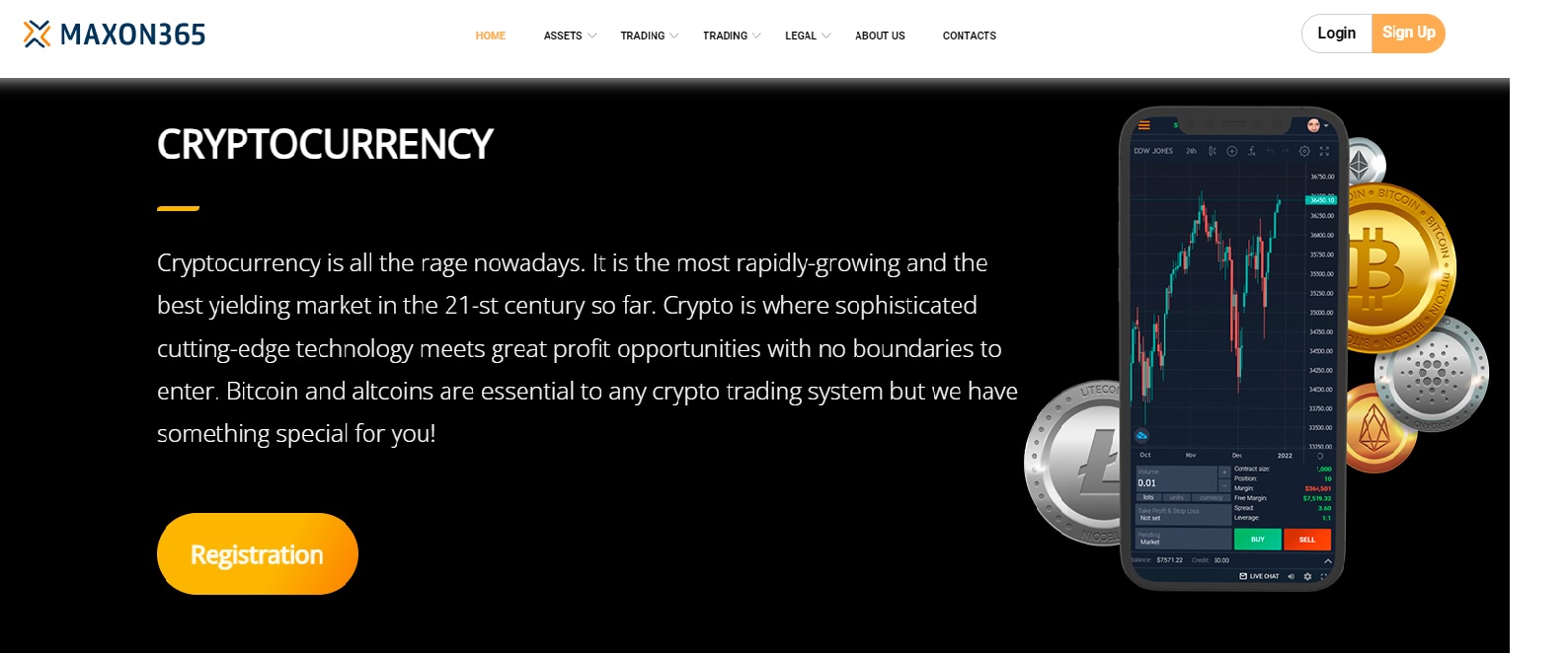 Maxon365 Cryptocurrency Trading System